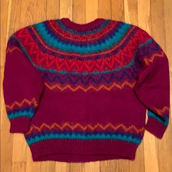 🎉HP🎉LeModa hand loomed sweater - Picture 5 of 5